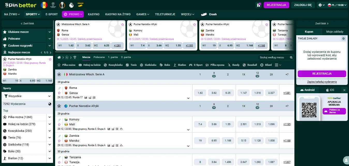 Spinbetter kod promocyjny Spinbetter kod promocyjny